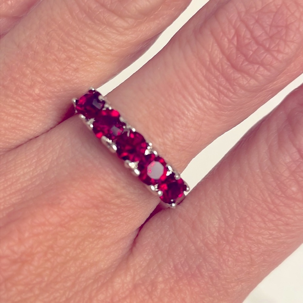 Ruby Pavé Ring size 8